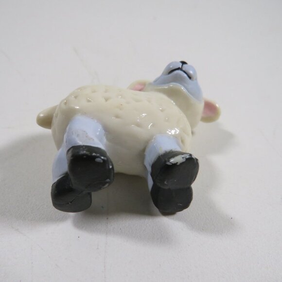 White Sheep Sesame Street Play Farm Figure PVC not labeled - Picture 7 of 8